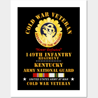 Cold War Vet -  149th Infantry Regiment - Kentucky ARNG w COLD SVC Posters and Art